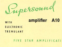 A10 promotional leaflet