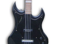 Recent photo of the Supersound Double Cutaway Bass